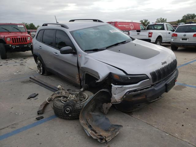 1C4PJMBNXKD426656 - 2019 JEEP CHEROKEE T GRAY photo 1