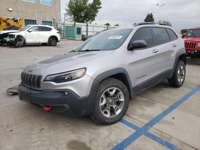 1C4PJMBNXKD426656 - 2019 JEEP CHEROKEE T GRAY photo 2