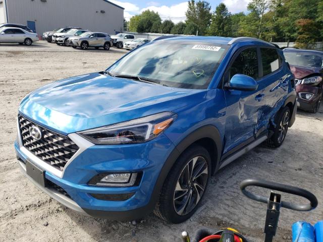 KM8J3CALXLU202536 - 2020 HYUNDAI TUCSON LIM BLUE photo 2