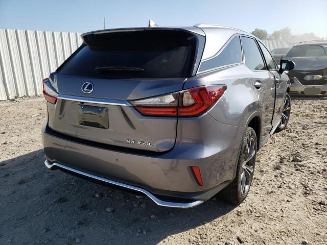 JTJDZKCAXJ2002638 - 2018 LEXUS RX 350 L GRAY photo 4