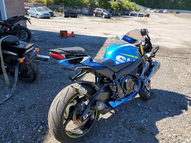 JS1GR7MA8F2100600 - 2015 SUZUKI GSX-R750 BLUE photo 4