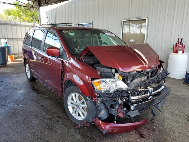 2C4RDGCG6KR585561 - 2019 DODGE GRAND CARA RED photo 1