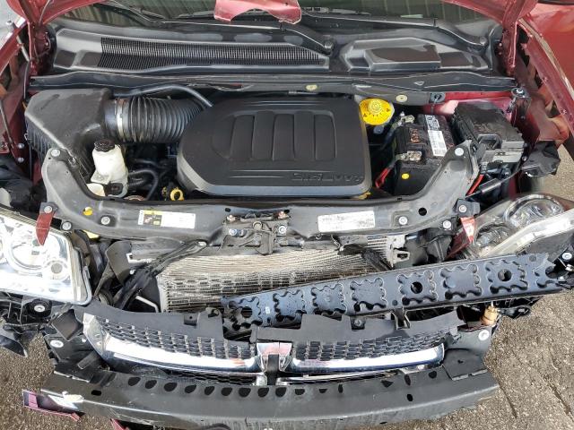 2C4RDGCG6KR585561 - 2019 DODGE GRAND CARA RED photo 7