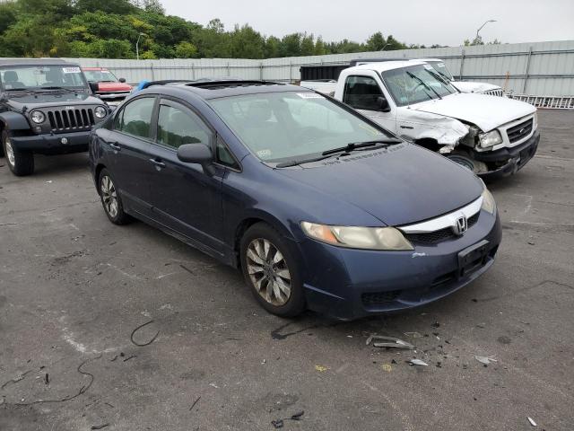 19XFA1F81AE027730 - 2010 HONDA CIVIC EX BLUE photo 1