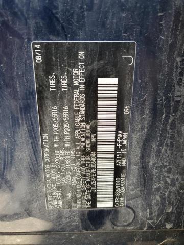 JTLZE4FE7EJ064044 - 2014 TOYOTA SCION XB ლურჯი ფოტო 10