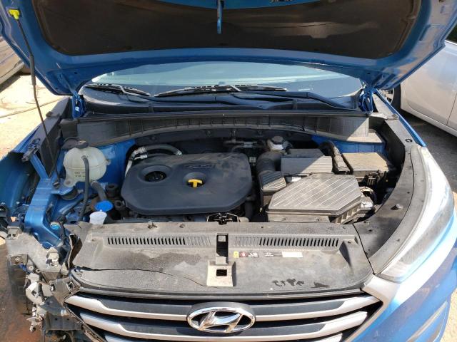 KM8J33A49JU659148 - 2018 HYUNDAI TUCSON SEL BLUE photo 7