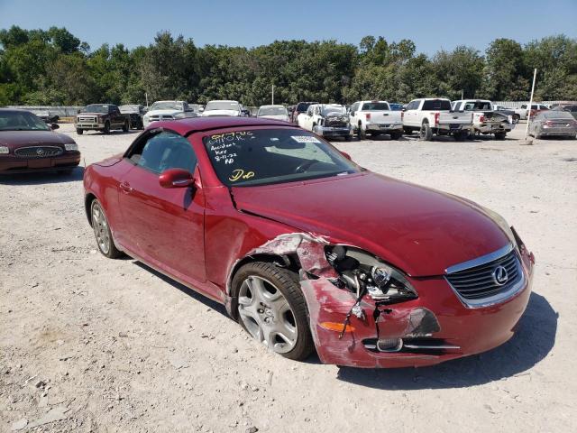 JTHFN45Y189017316 - 2008 LEXUS SC 430 BURGUNDY photo 9