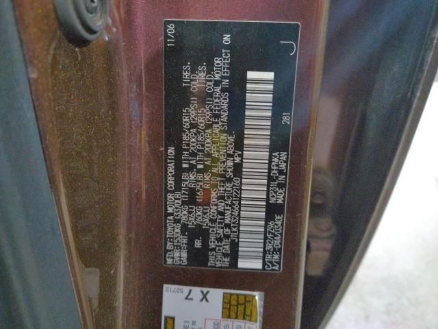 JTLKT324664122160 - 2006 TOYOTA SCION XB Kahverengi fotoğraf 10