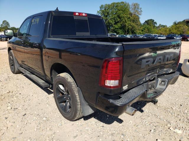 1C6RR7MT0JS204434 - 2018 RAM 1500 SPORT BLACK photo 3