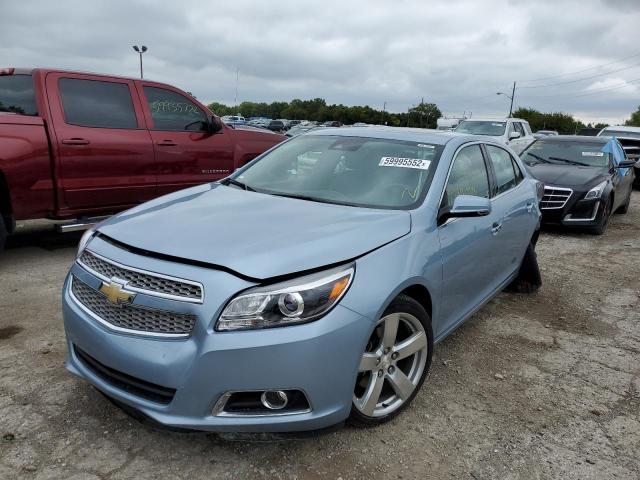 1G11J5SX5DU118335 - 2013 CHEVROLET MALIBU LTZ ლურჯი ფოტო 2
