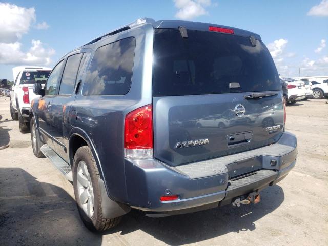 5N1BA0ND2AN604036 - 2010 NISSAN ARMADA SE BLUE photo 3