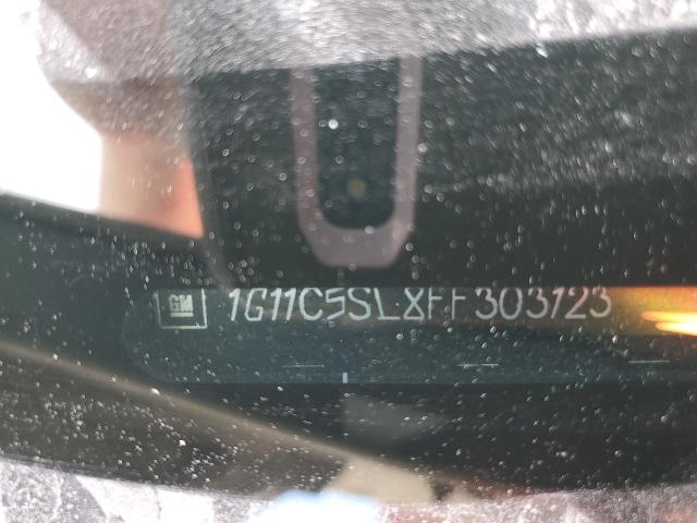 1G11C5SL8FF303123 - 2015 CHEVROLET MALIBU 1LT 石墨色 照片 10