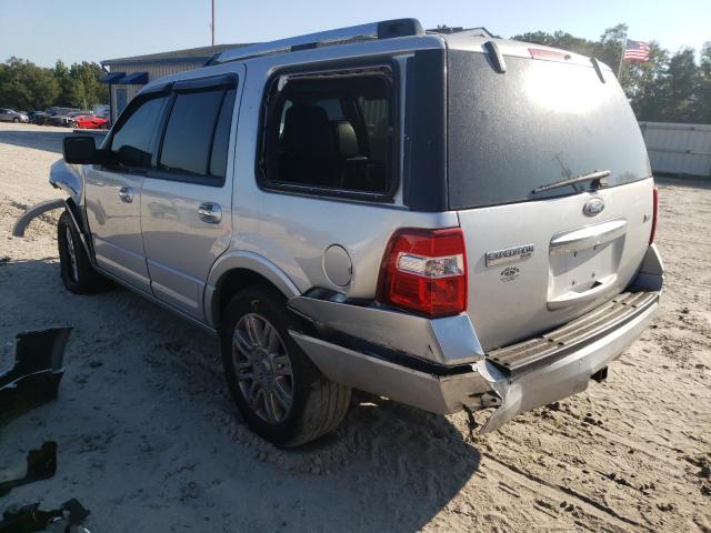1FMJU1K54BEF06195 - 2011 FORD EXPEDITION SILVER photo 3