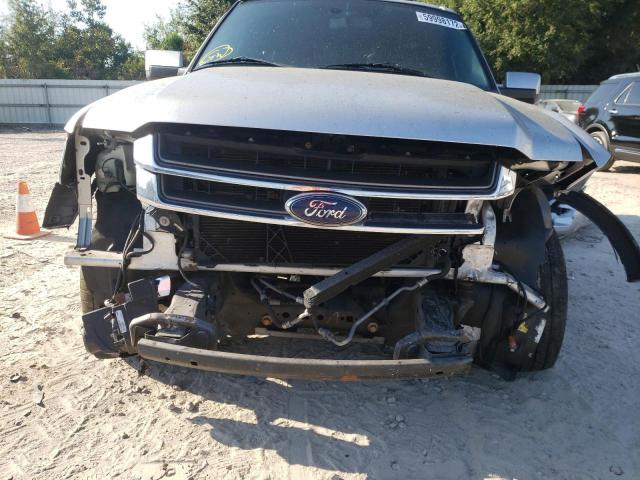 1FMJU1K54BEF06195 - 2011 FORD EXPEDITION SILVER photo 9