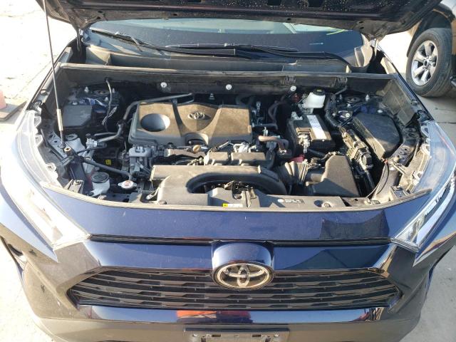 2T3C1RFVXKW001690 - 2019 TOYOTA RAV4 XLE P BLUE photo 7