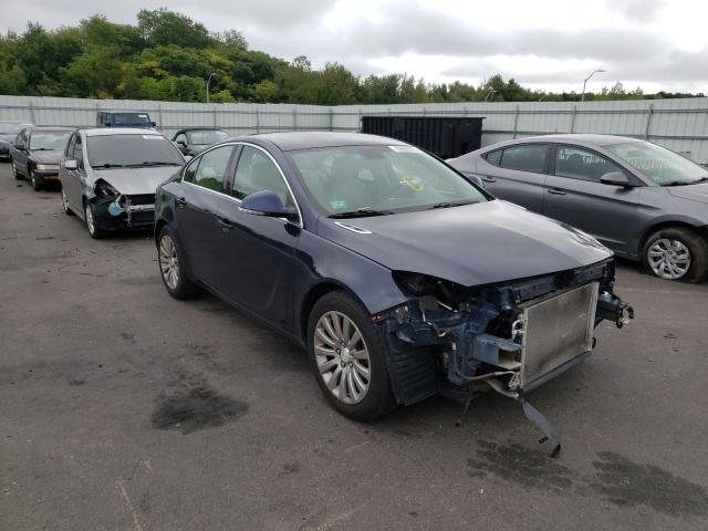 2G4GR5EKXC9134077 - 2012 BUICK REGAL BLUE photo 1