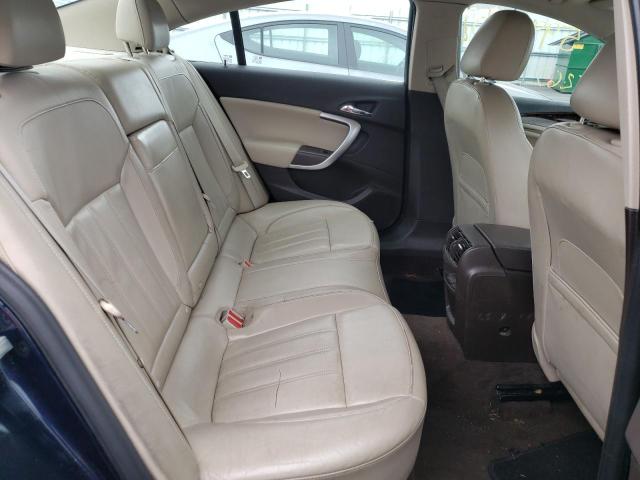 2G4GR5EKXC9134077 - 2012 BUICK REGAL BLUE photo 6