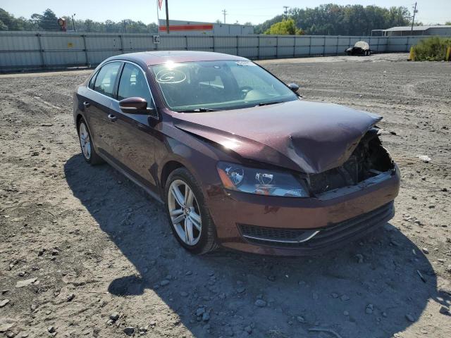 1VWBT7A39EC093377 - 2014 VOLKSWAGEN PASSAT SE MAROON photo 1