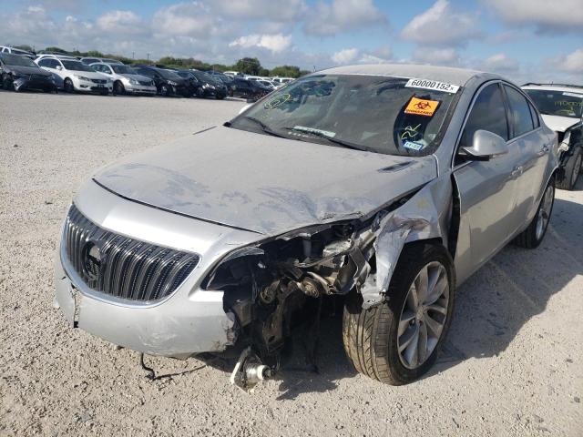 2G4GK5EX7G9131627 - 2016 BUICK REGAL SILVER photo 2
