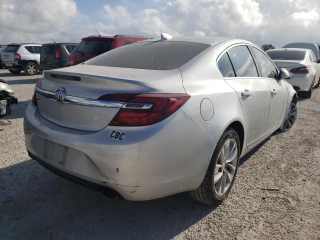 2G4GK5EX7G9131627 - 2016 BUICK REGAL SILVER photo 4