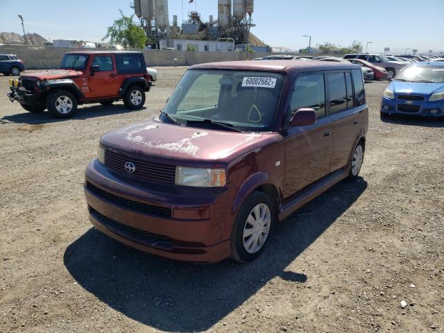 JTLKT324140140909 - 2004 TOYOTA SCION XB 勃艮第红 照片 2