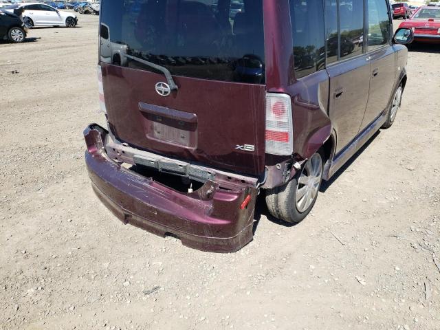 JTLKT324140140909 - 2004 TOYOTA SCION XB 勃艮第红 照片 9