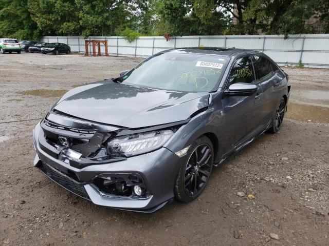 SHHFK7H91MU400140 - 2021 HONDA CIVIC SPOR GRAY photo 2