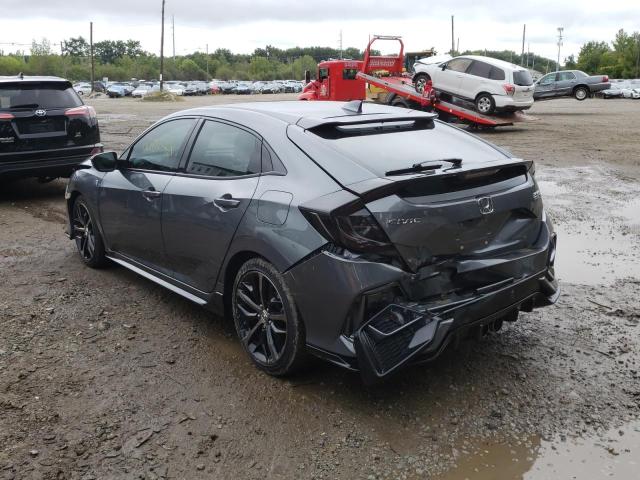 SHHFK7H91MU400140 - 2021 HONDA CIVIC SPOR GRAY photo 3