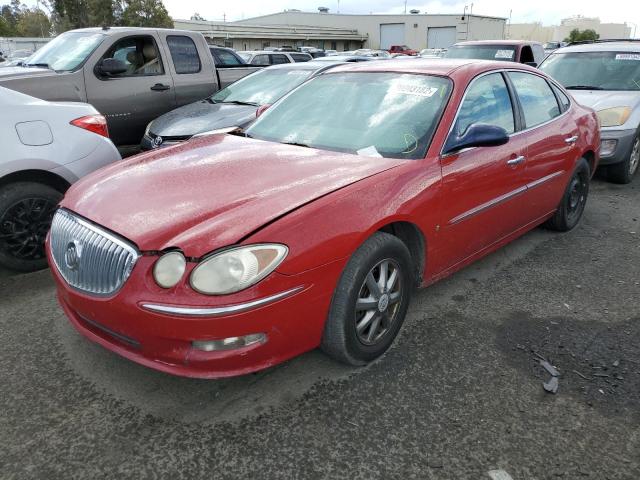 2G4WD582781144755 - 2008 BUICK LACROSSE C RED photo 2