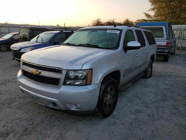 1GNSKJE78ER183219 - 2014 CHEVROLET SUBURBAN K SILVER photo 2