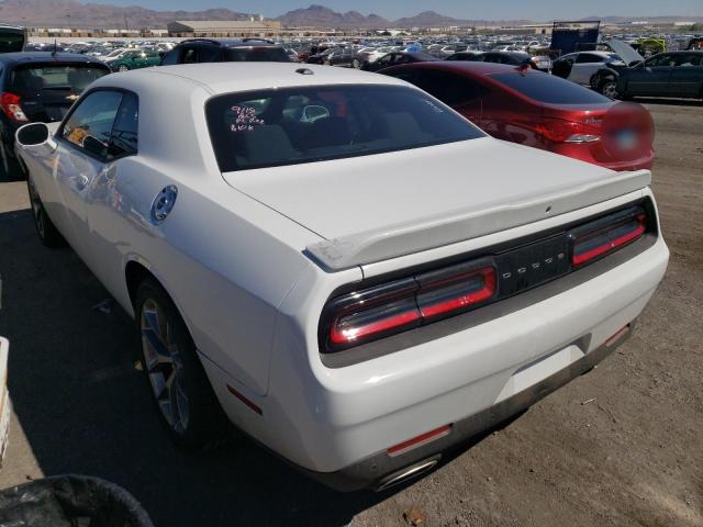 2C3CDZJG7NH171255 - 2022 DODGE CHALLENGER WHITE photo 3