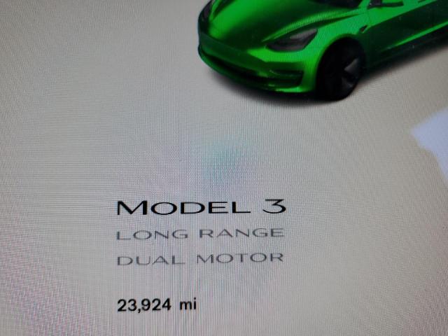 5YJ3E1EB6NF191561 - 2022 TESLA MODEL 3 GRAY photo 8