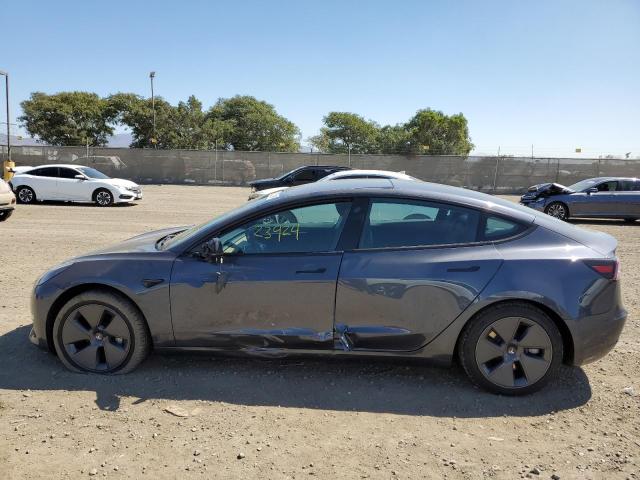 5YJ3E1EB6NF191561 - 2022 TESLA MODEL 3 GRAY photo 9