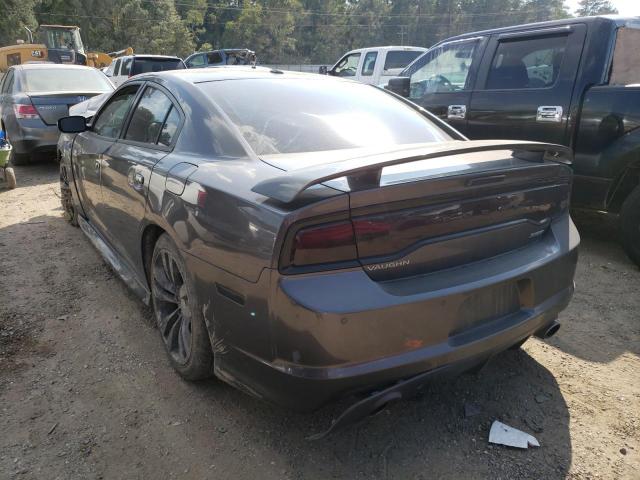 2C3CDXEJ9EH238707 - 2014 DODGE CHARGER SR GRAY photo 3