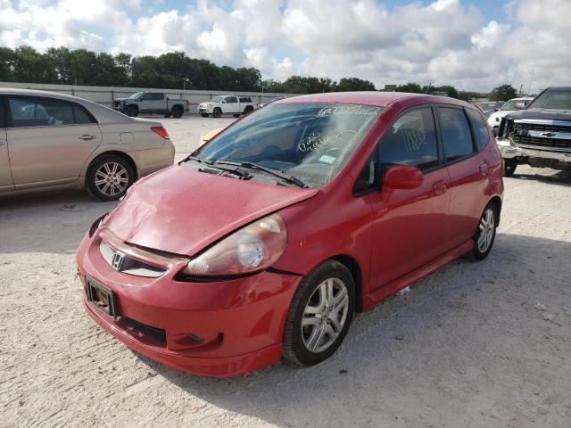 JHMGD386X7S028396 - 2007 HONDA FIT S 红色 照片 2