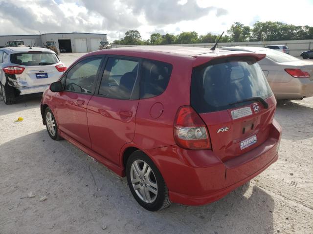 JHMGD386X7S028396 - 2007 HONDA FIT S 红色 照片 3