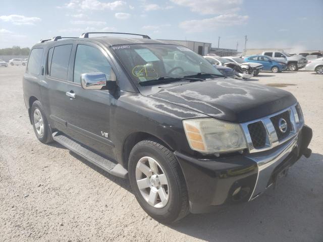 5N1AA08A36N717188 - 2006 NISSAN ARMADA SE BLACK photo 1