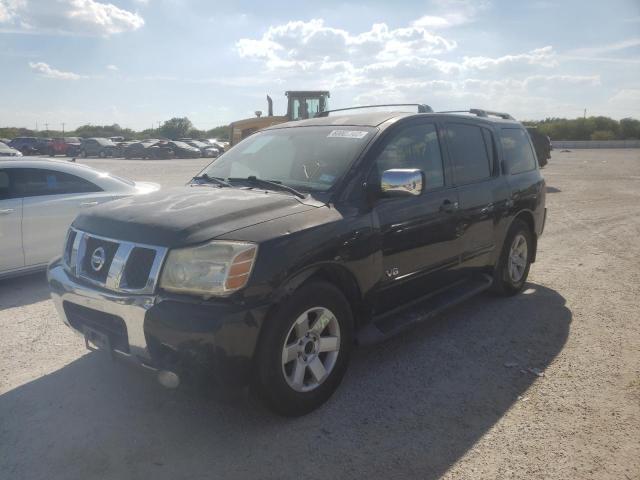 5N1AA08A36N717188 - 2006 NISSAN ARMADA SE BLACK photo 2