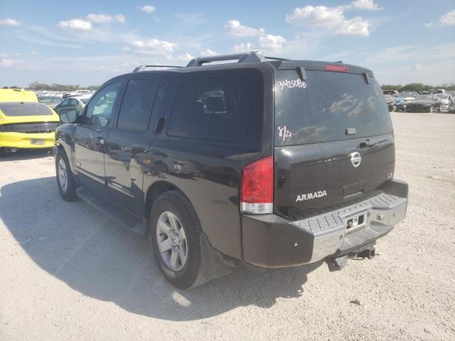 5N1AA08A36N717188 - 2006 NISSAN ARMADA SE BLACK photo 3