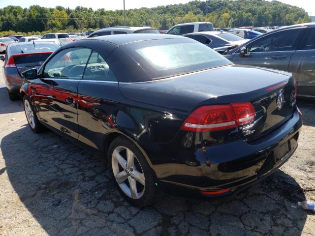 WVWFW7AHXCV000844 - 2012 VOLKSWAGEN EOS LUX 黑色 照片 3