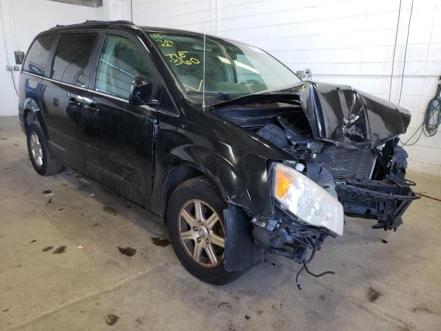 2A8HR54P58R764949 - 2008 CHRYSLER TOWN & COU BLACK photo 1