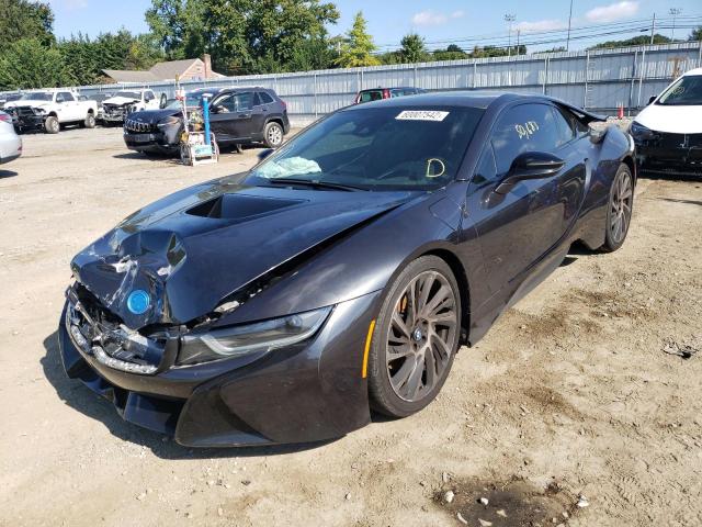 WBY2Z2C52FV392538 - 2015 BMW I8 BLACK photo 2