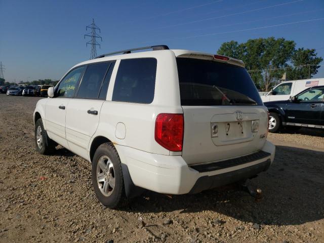 2HKYF18573H573069 - 2003 HONDA PILOT WHITE photo 3