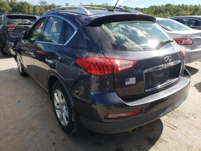 JN1AJ0HR7AM755132 - 2010 INFINITI EX35 BASE Կապույտ լուսանկար 3