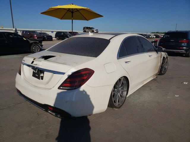 WDDUG6GB5LA508220 - 2020 MERCEDES-BENZ S 450 WHITE photo 4