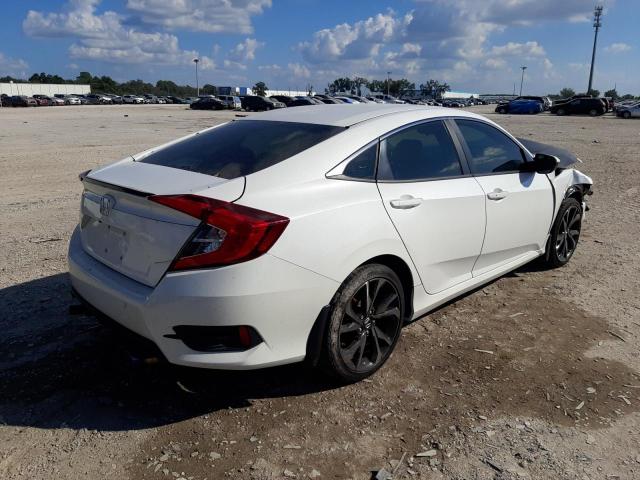 2HGFC2F87KH587548 - 2019 HONDA CIVIC SPOR WHITE photo 4
