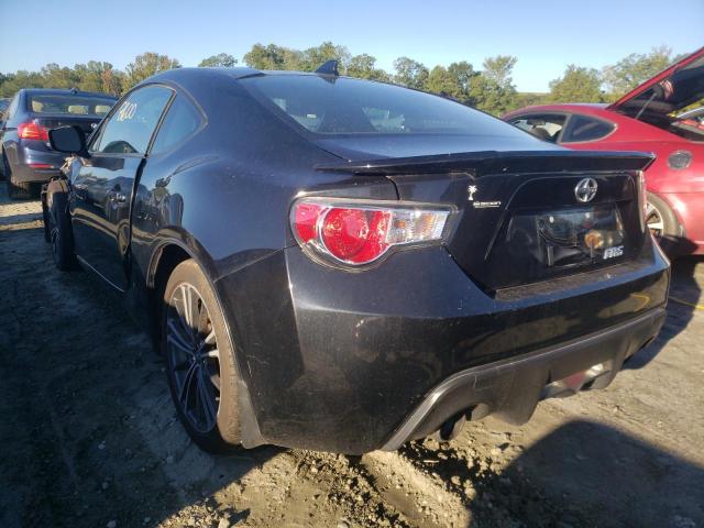 JF1ZNAA10F9702867 - 2015 TOYOTA SCION FR-S BLACK photo 3