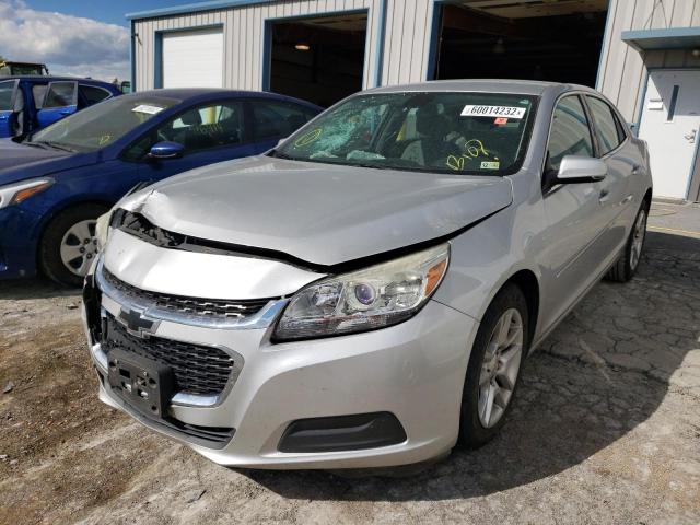 1G11C5SLXFF177766 - 2015 CHEVROLET MALIBU 1LT 银色 照片 2