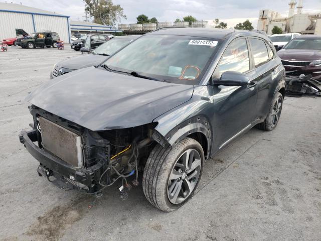 KM8K5CA56LU506205 - 2020 HYUNDAI KONA ULTIM CHARCOAL photo 2