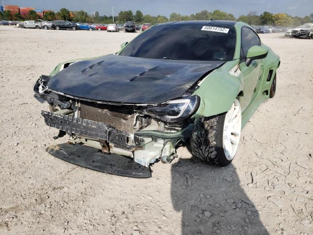 JF1ZNAA13D1707685 - 2013 TOYOTA SCION FR-S GREEN photo 2